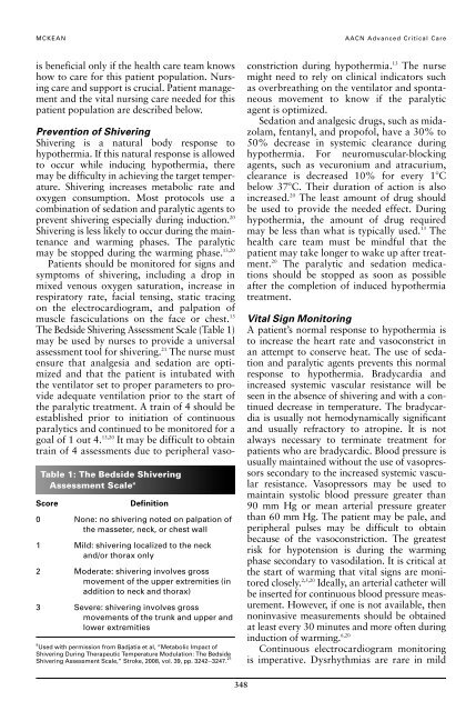 Induced Moderate Hypothermia After Cardiac Arrest - American ...