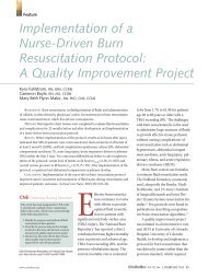 Implementation of a Nurse-Driven Burn Resuscitation Protocol: A ...