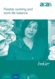 Flexible working and work-life balance - Acas