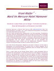 Vroni Kiefer 7 - Mord im Mercure Hotel Hannover Mitte - Accor