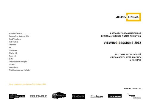 VIEWING SESSIONS 2012 brochure - Access Cinema