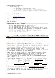 WIKILEAKS IRAQ WAR LOGS SPECIAL - acipss