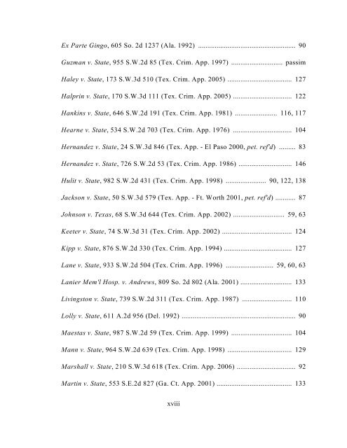 NO. AP-75,363 IN THE COURT OF CRIMINAL APPEALS OF TEXAS ...