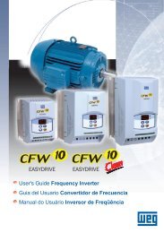 WEG Automation CFW-10 series user manual (4.1 ... - ACP & D, Ltd.