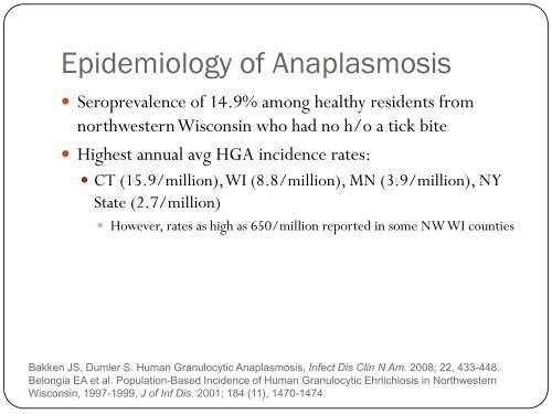 Anaplasmosis as a Mimicker of TTP/HUS - American College of ...
