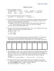 Inside Your Calculator Chapter 6 Exercises 1 ... - Acsu Buffalo