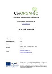 CerOrganic Web Site - ADAM - Leonardo da Vinci Projects and ...