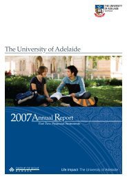 Financial Statements 2007 - University of Adelaide
