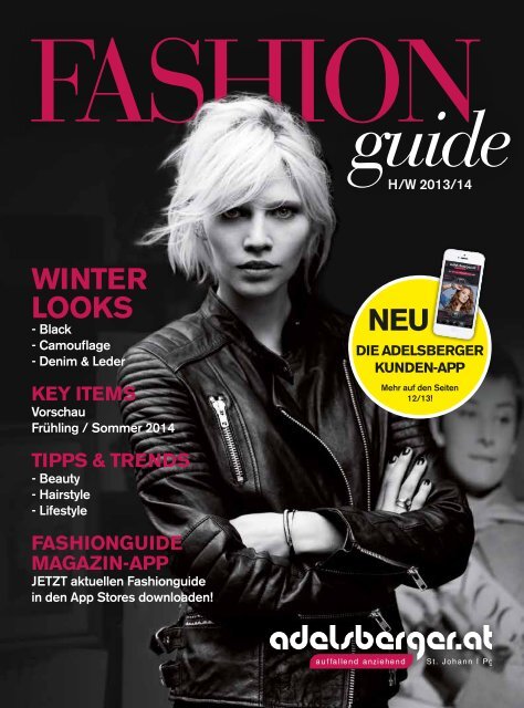 Fashionguide lesen - Adelsberger