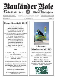 Fasnachtsauftakt 2013 - Adelsheim
