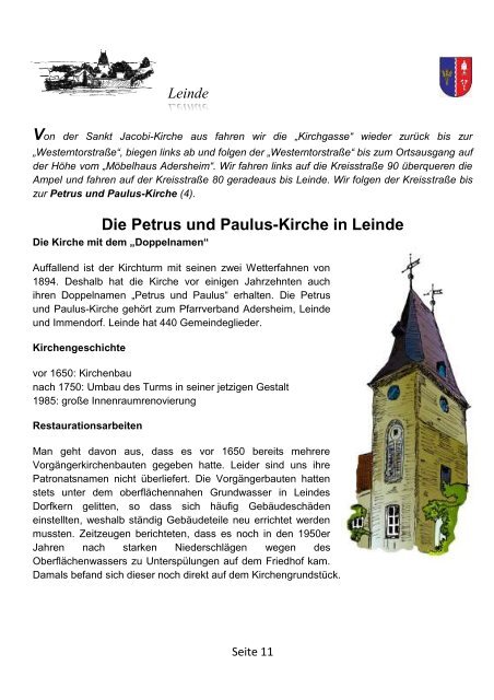 Begleitheft zur Kirchentour (PDF-Format) - ADFC Kreisverband ...