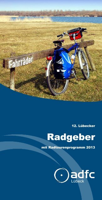 Radgeber2013_klein.pdf - ADFC Schleswig-Holstein