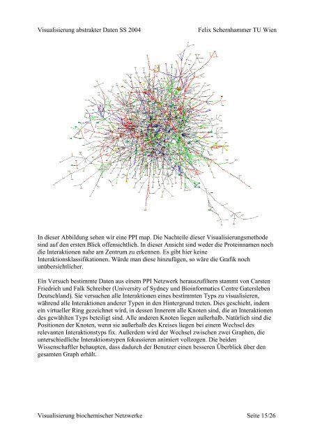 Visualisierung biochemischer Netzwerke - Arbeitsbereich für ...