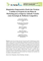 Diagnóstico Empresarial a Partir das Técnicas Contidas na ... - aedb