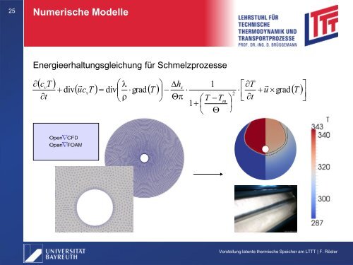 Speicherung von Wärmeenergie durch Phasenwechsel