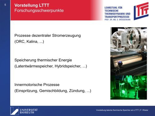 Speicherung von Wärmeenergie durch Phasenwechsel