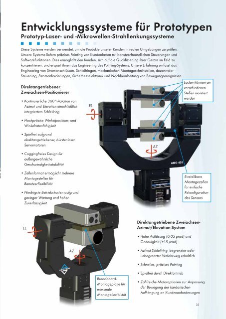 Fortschrittliche Bewegungssysteme für Verteidigung ... - Aerotech Inc.