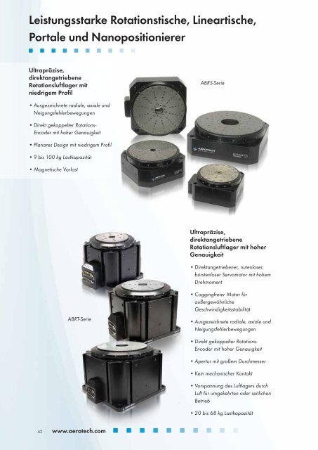 Fortschrittliche Bewegungssysteme für Verteidigung ... - Aerotech Inc.