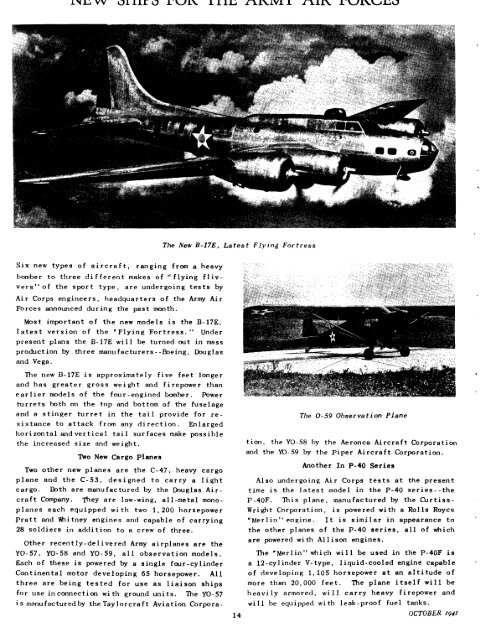 News Letter 1941 Jul-Dec - Air Force Historical Studies Office