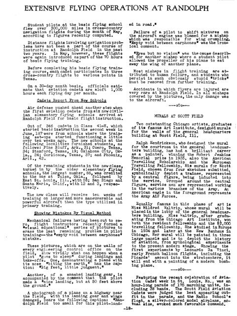 News Letter 1941 Jul-Dec - Air Force Historical Studies Office