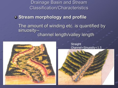 Storm flows and Stream Morphology