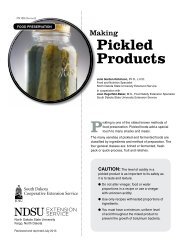 Making Pickled Products - NDSU - North Dakota State University