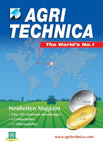 Neuheiten Magazin - Agritechnica