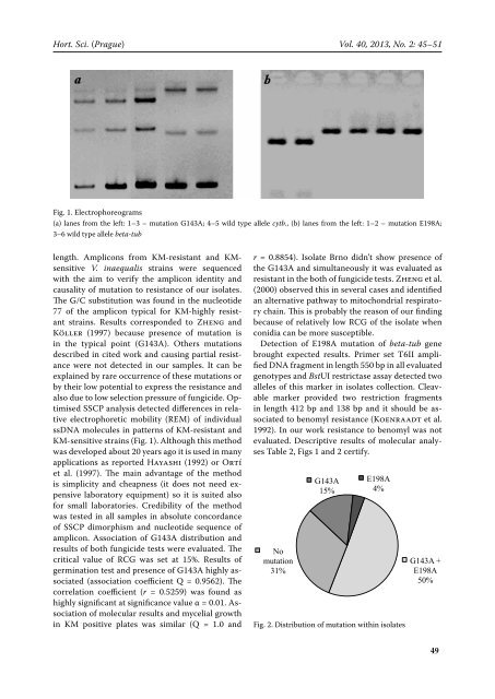 Efficacy loss of strobilurins used in protection against apple scab in ...