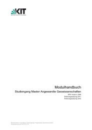 Anhang C: Modulhandbuch - KIT - AGW