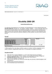 Dicoblitz 2000 GR - AHC Oberflächentechnik