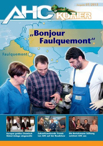 „Bonjour Faulquemont“ - AHC Oberflächentechnik