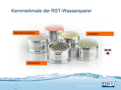 Kurzvorstellung RST Gesellschaft für Wasserspartechnik mbH