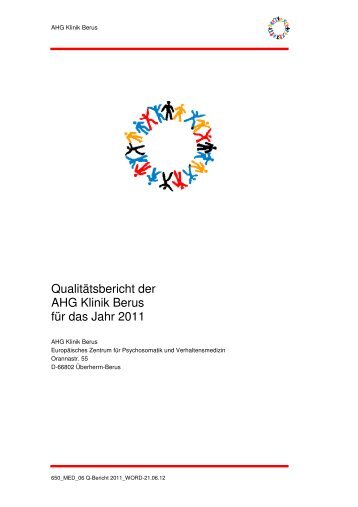 Klinik Berus Qualitätsbericht 2011 - AHG Allgemeine ...