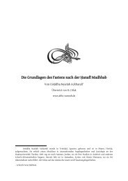 Die Grundlagen des Fastens nach der Ḥanafī Madhhab - Ahlu-Sunnah