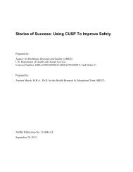 Stories of Success: Using CUSP To Improve Safety - Agency for ...