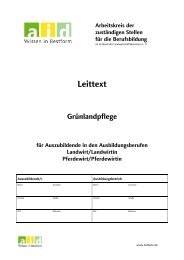 aid-Leittext: Grünlandpflege