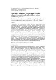 Separation of butanol from acetone-butanol- ethanol ... - Aidic