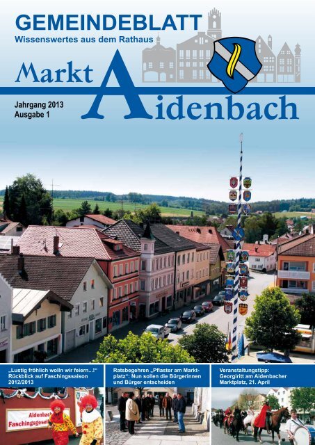 Gemeindeblatt Nr. 1/2013 - Markt Aidenbach