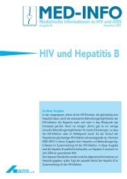 HIV und Hepatitis B - Aidshilfe Köln