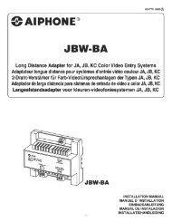 JBW-BA Instr.pdf - Aiphone