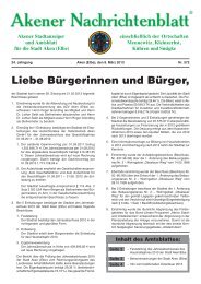 Ausgabe 572 vom 08.03.2013 - Stadt Aken (Elbe)