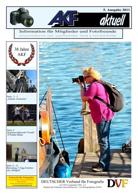 5 / 2011 - Arbeitskreis Fotografie für den Rheinisch - Bergischen ...