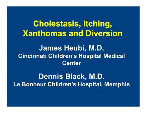 Cholestasis, Itching, Xanthomas and Diversion - Alagille Syndrome ...