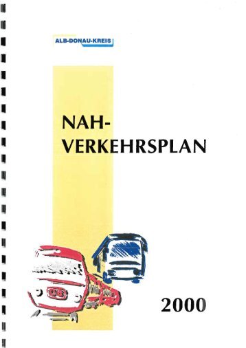 Nahverkehrsplan Alb-Donau-Kreis