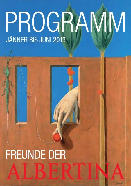 50. Programm Jänner bis Juni 2013 - Albertina