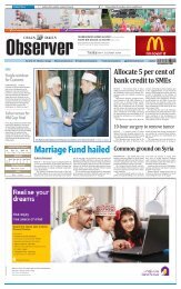 Marriage Fund hailed - Oman Daily Observer