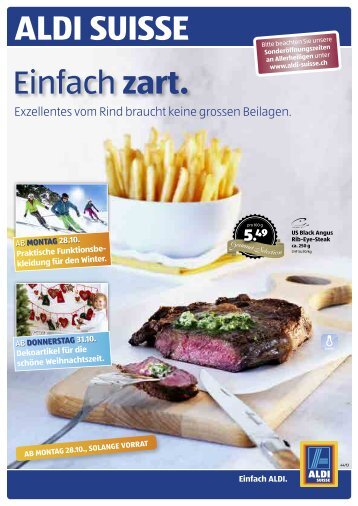 ab Montag, 28.10. - ALDI SUISSE AG