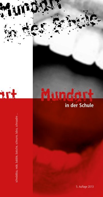 Broschüre "Mundart in der Schule" - Muettersproch-Gsellschaft