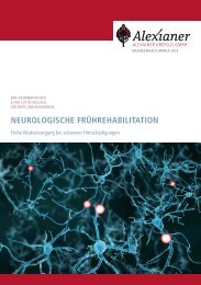 NEUROLOGISCHE FRÜHREHABILITATION - Alexianer Krefeld