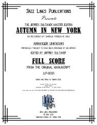 Autumn in New York - JLP-8016 - Score.mus